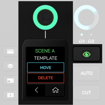 RØDECaster Video Inspect & Scene interface